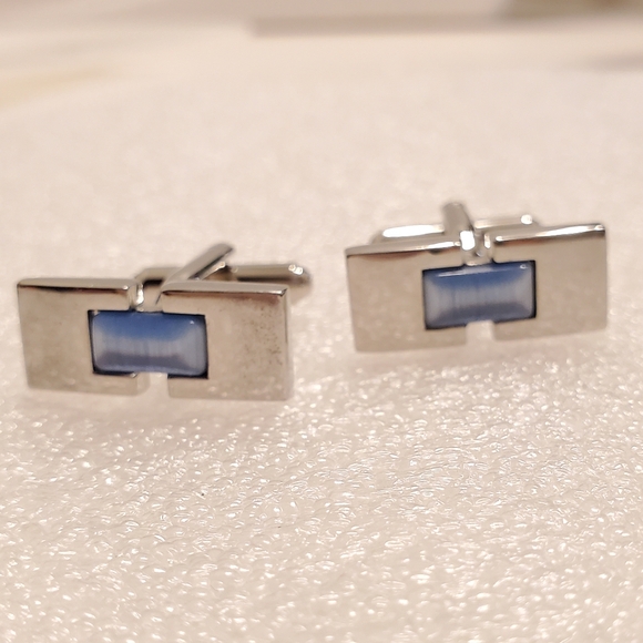 E23 Cufflinks Light Blue - Picture 2 of 4